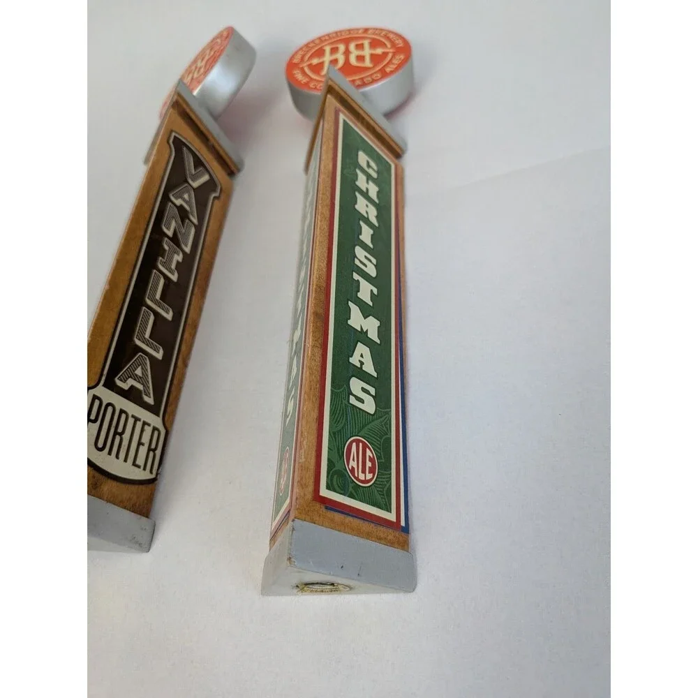 2 Breckenridge Brewery Christmas Ale Tap Handle Vanilla Porter Keg Mancave